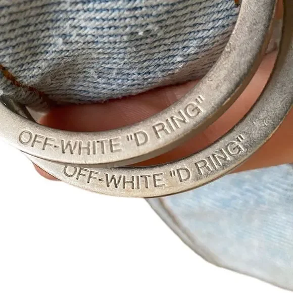 Off-White Denim D-Ring Belt display picture 1